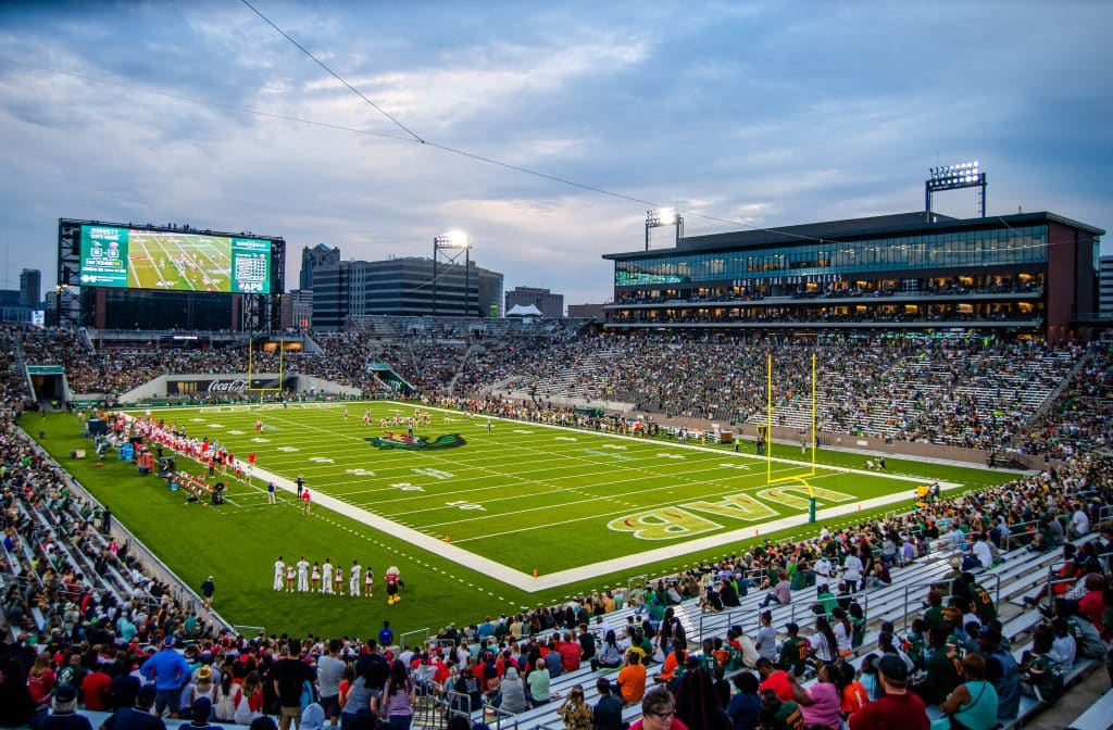 First Event at Protective Stadium