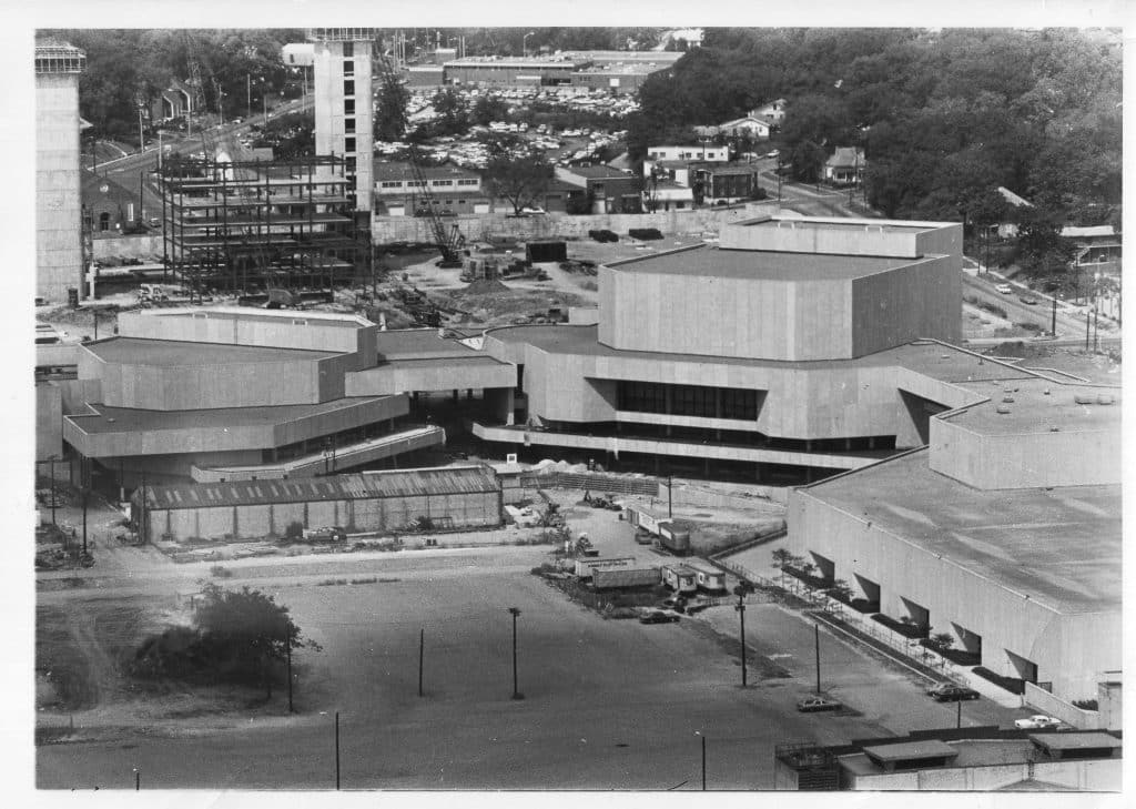 a vintage photo of an old building