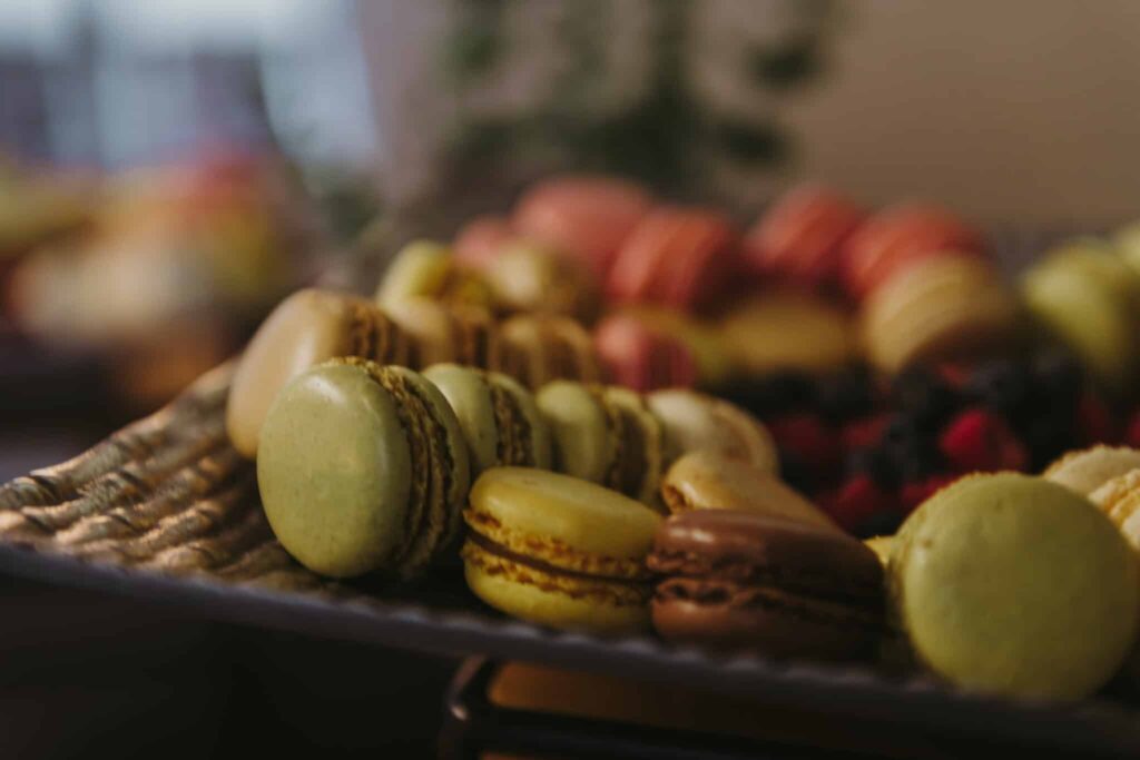 A Close Up Of A Fruit Stand