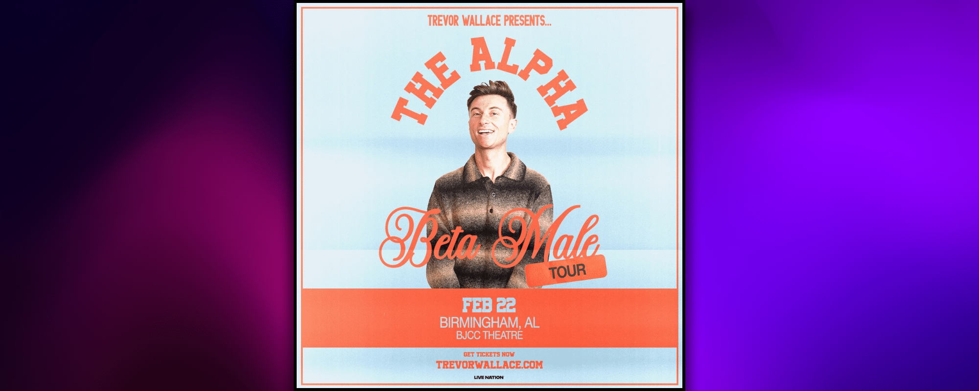 Trevor Wallace 2.22.26 at BJCC Theatre