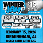 Winter Jam is coming to Legacy Arena on Feb. 15, 2026.